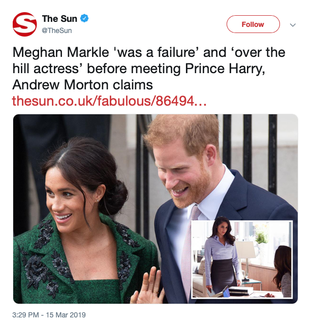 The British Media Never Welcomed Meghan - Stop Gaslighting And ...