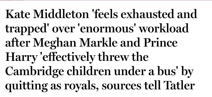 Kate Middleton feels exhausted