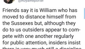 William distances himself from the Sussexes