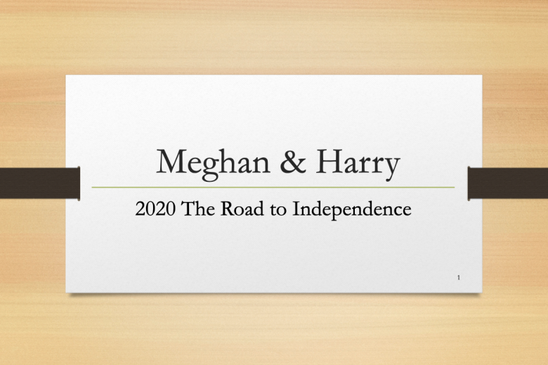 Meghan And Harry - 2020 The Road To Independence